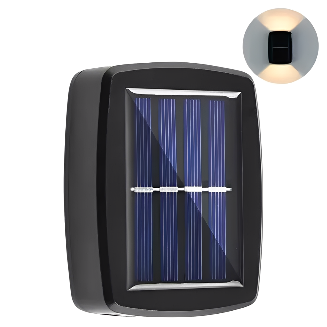 Luminária Solar de Parede para Jardim e Fachadas