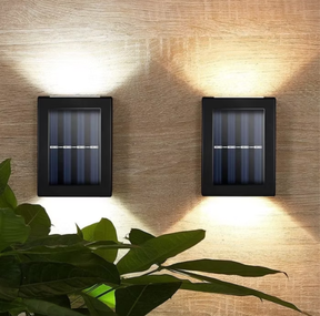 Luminária Solar de Parede para Jardim e Fachadas