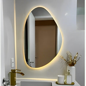 Espelho Forma Livre Com LED Decorativo